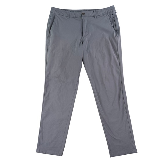 Lululemon Commission Pant Mens 35x28 Gray Performance Golf Stretch LM5AF1S - Picture 1 of 8